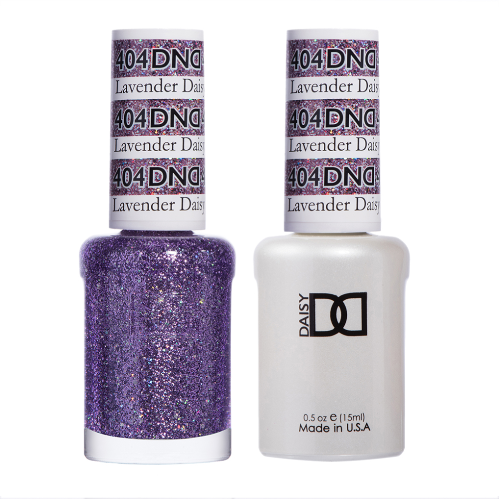 DND / Gel Nail Polish Matching Duo - Lavender Daisy Star 404
