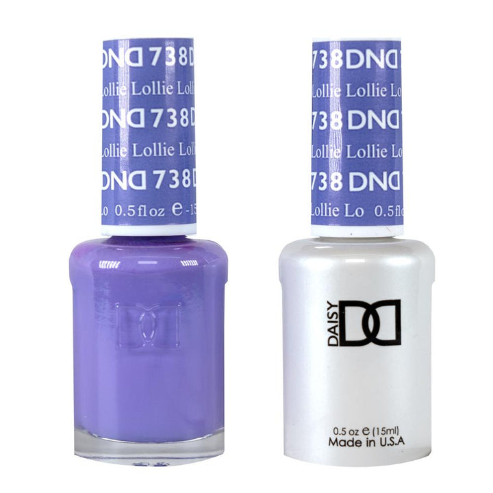 DND / Gel Nail Polish Matching Duo - Lollie 738