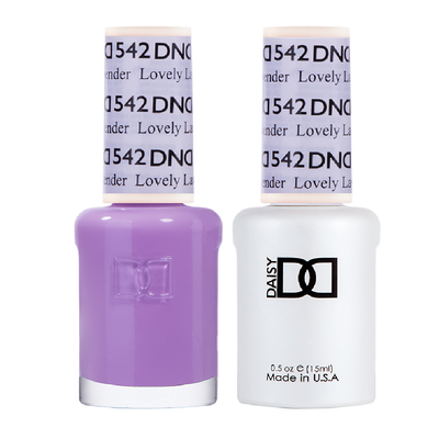 DND / Gel Nail Polish Matching Duo - Lovely Lavender 542