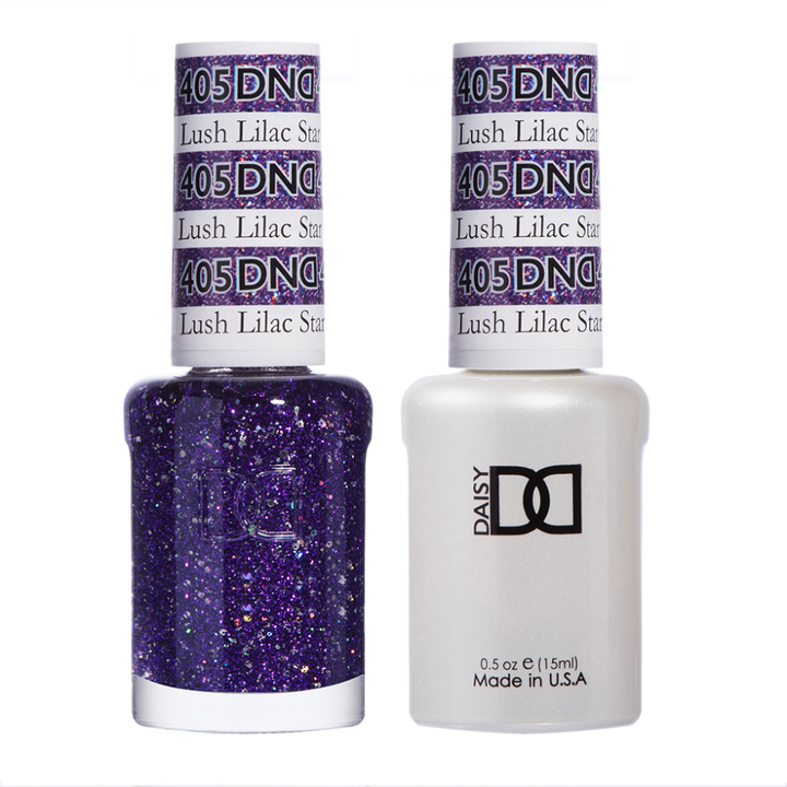DND / Gel Nail Polish Matching Duo - Lush Lilac Star 405