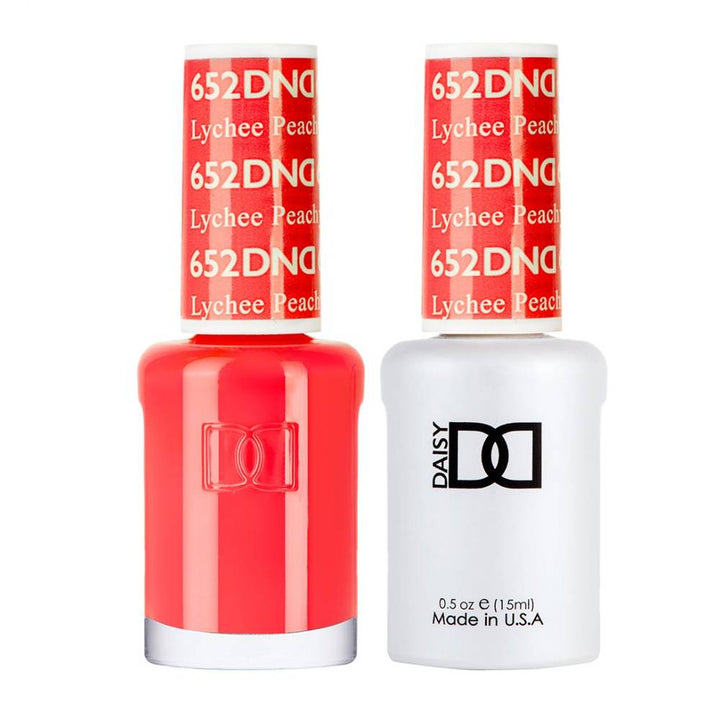 DND / Gel Nail Polish Matching Duo - Lychee Peachy 652