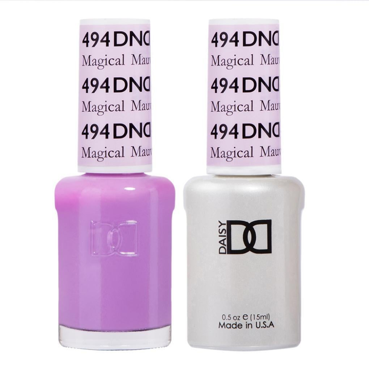 DND / Gel Nail Polish Matching Duo - Magical Mauve 494