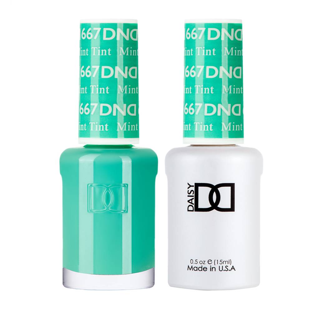 DND / Gel Nail Polish Matching Duo - Mint Tint 667