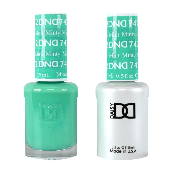DND / Gel Nail Polish Matching Duo - Minty Mint 742