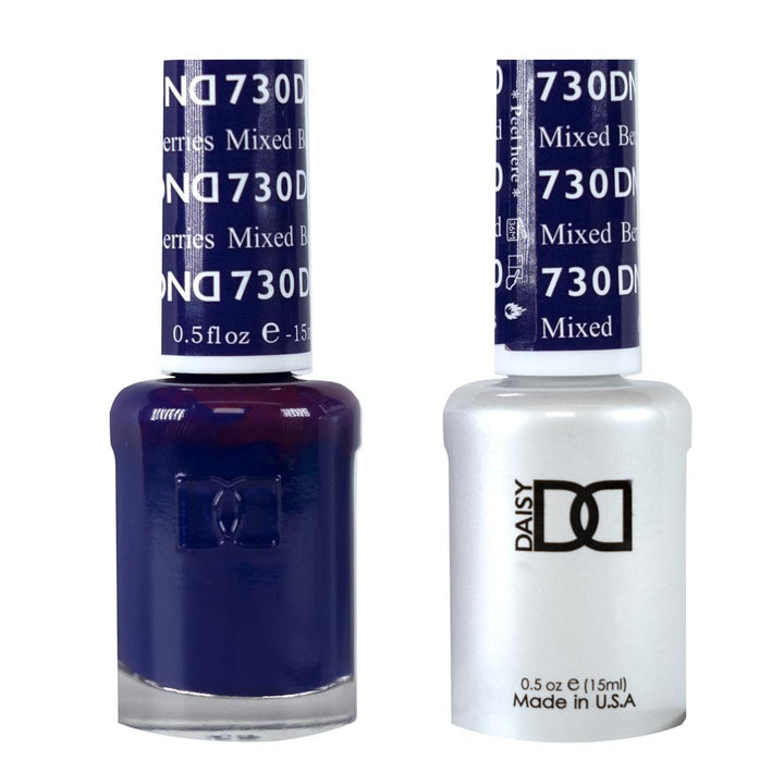 DND / Gel Nail Polish Matching Duo - Mixed Berries 730