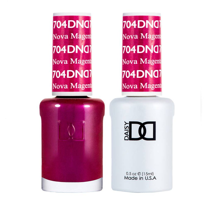 DND / Gel Nail Polish Matching Duo - Nova Magenta 704