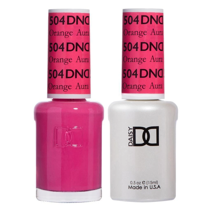 DND Gel Nail Polish Matching Duo - Orange Aura 504