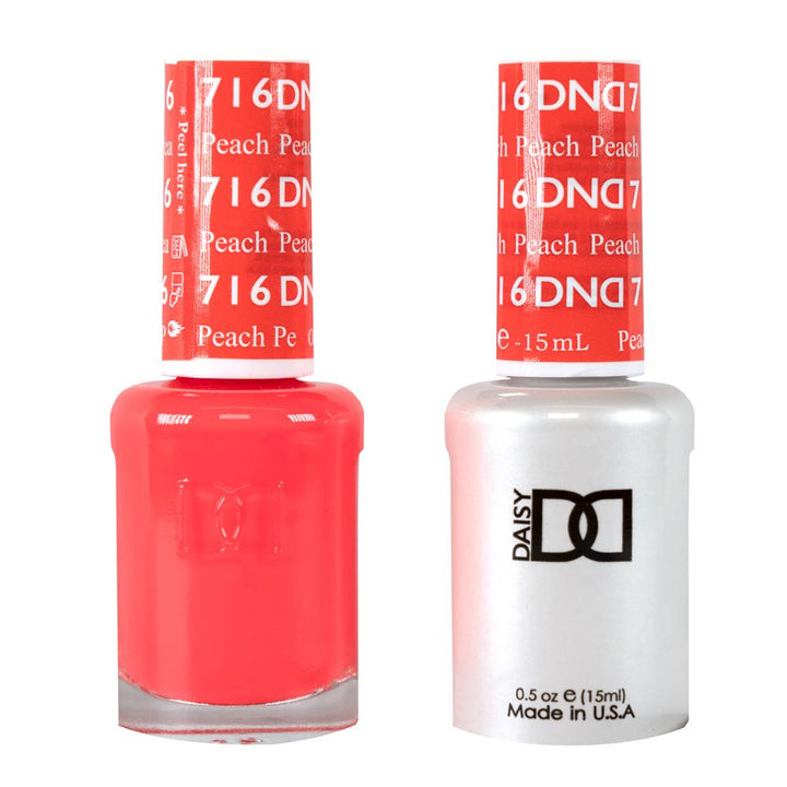 DND / Gel Nail Polish Matching Duo - Peach 716