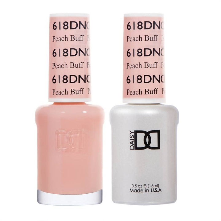 DND / Gel Nail Polish Matching Duo - Peach Buff 618