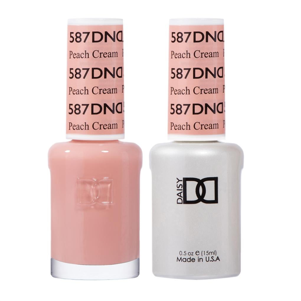 DND / Gel Nail Polish Matching Duo - Peach Cream 587