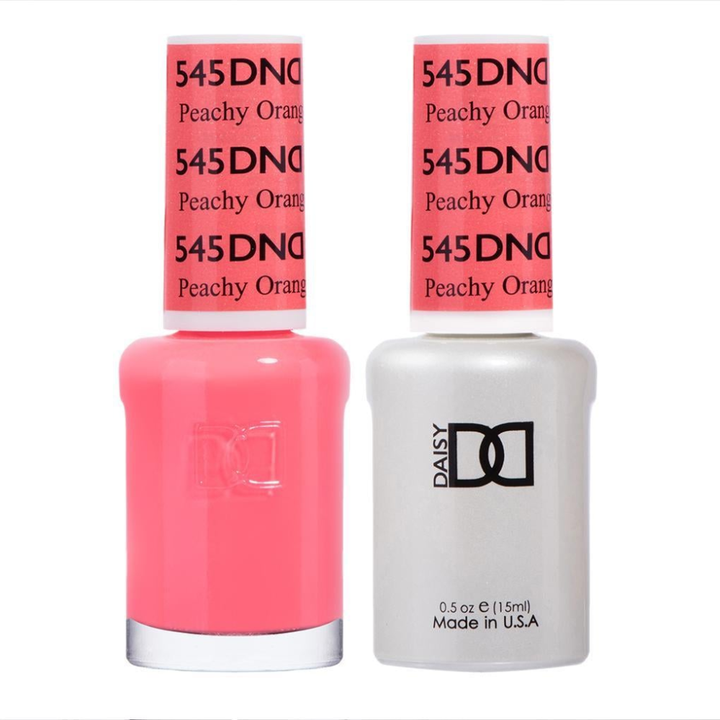 DND / Gel Nail Polish Matching Duo - Peachy Orange 545