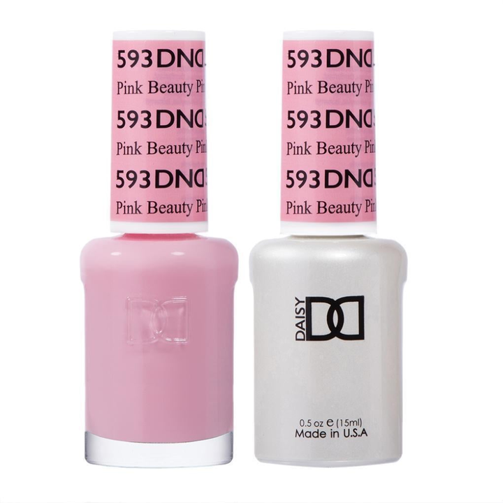 DND / Gel Nail Polish Matching Duo - Pink Beauty 593