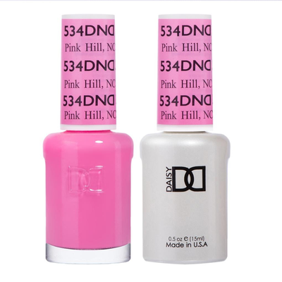 DND / Gel Nail Polish Matching Duo - Pink Hill, Nc 534