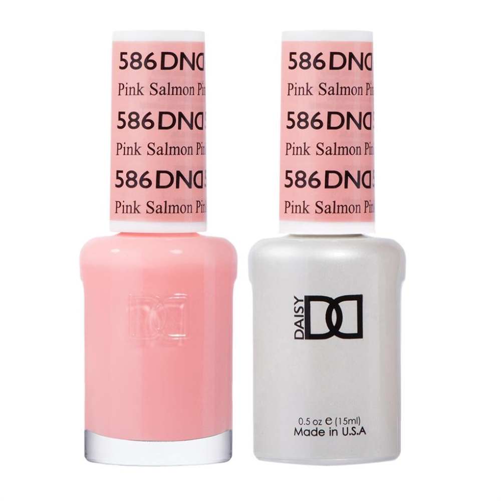 DND / Gel Nail Polish Matching Duo - Pink Salmon 586