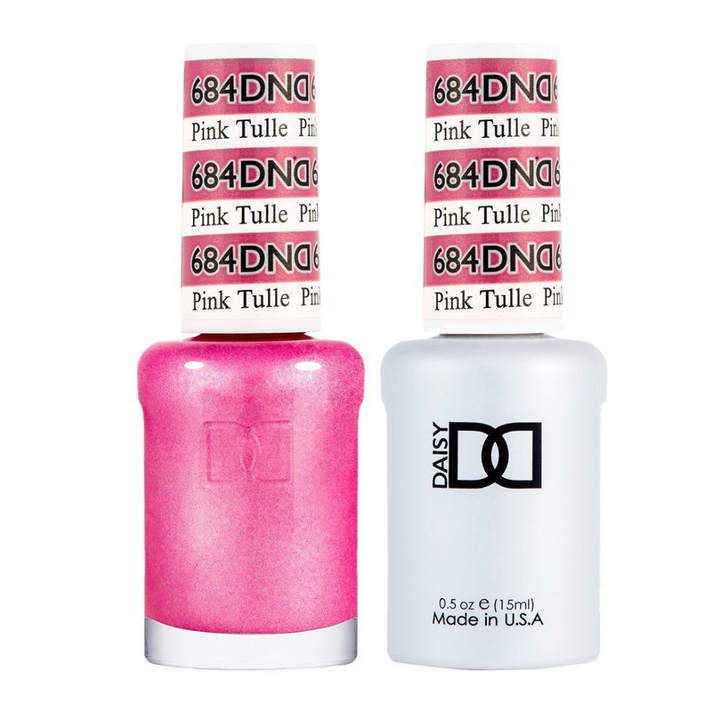 DND / Gel Nail Polish Matching Duo - Pink Tulle 684