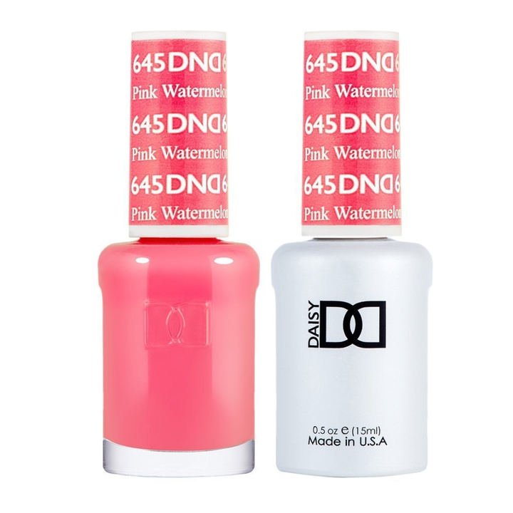 DND / Gel Nail Polish Matching Duo - Pink Watermelon 645
