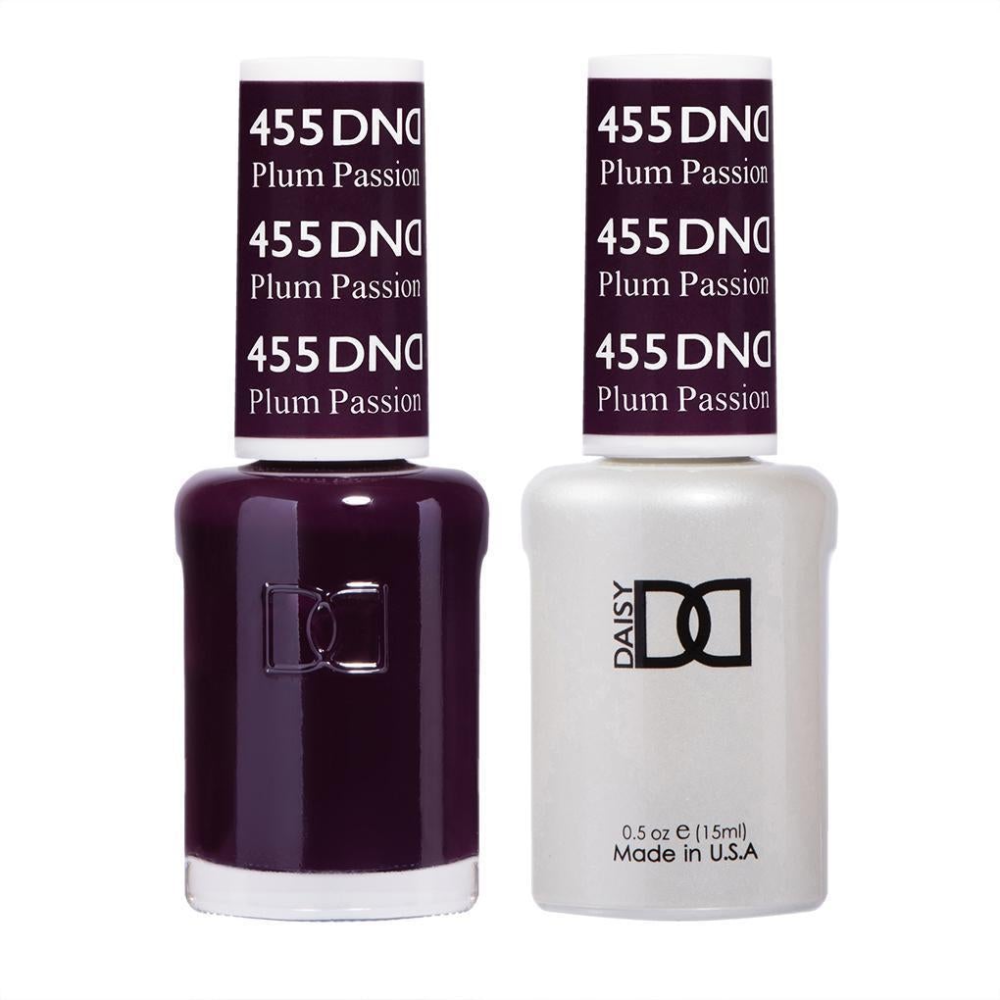 DND / Gel Nail Polish Matching Duo - Plum Passion 455