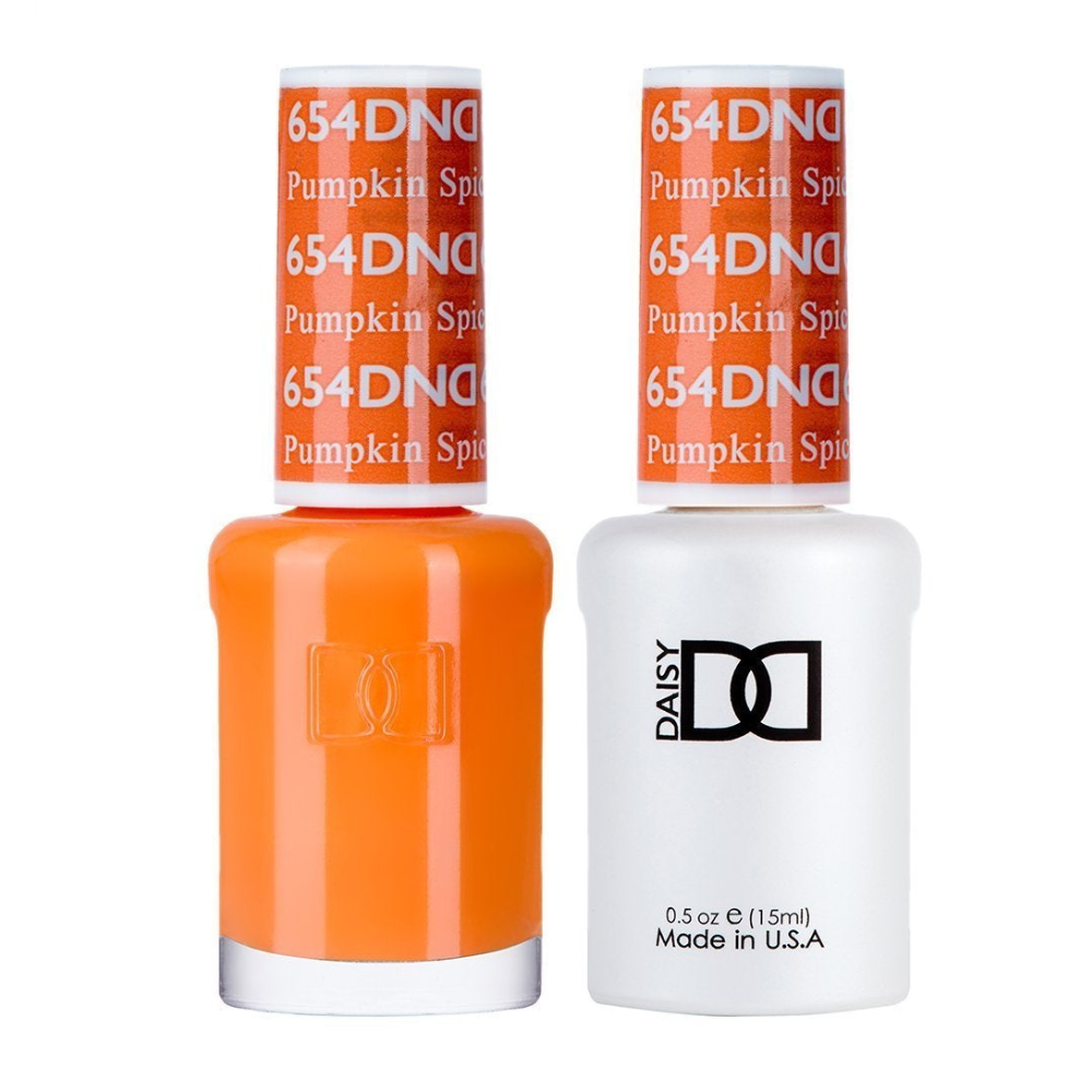 DND / Gel Nail Polish Matching Duo - Pumpkin Spice 654