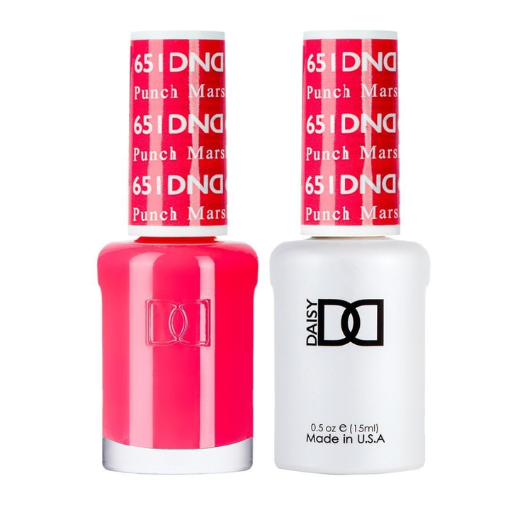 DND / Gel Nail Polish Matching Duo - Punch Marshmallow 651