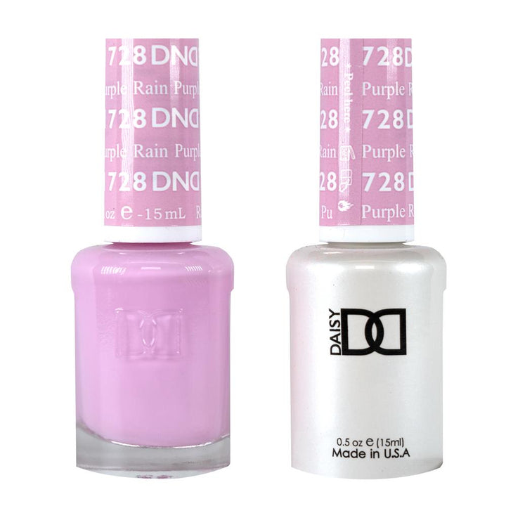 DND / Gel Nail Polish Matching Duo - Purple Rain 728