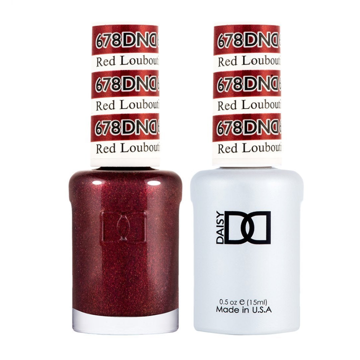 DND / Gel Nail Polish Matching Duo - Red Louboutin 678