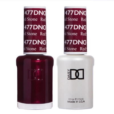 DND / Gel Nail Polish Matching Duo - Red Stone 477