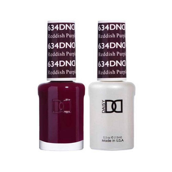 DND / Gel Nail Polish Matching Duo - Reddish Purple 634