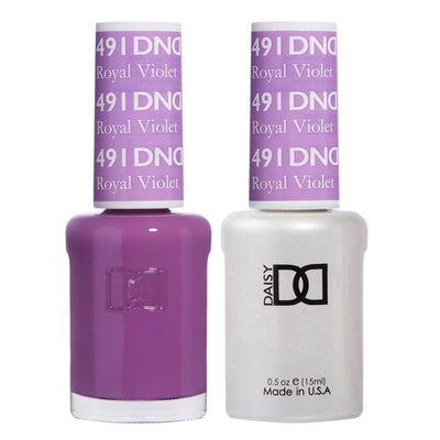 DND / Gel Nail Polish Matching Duo - Royal Violet 491