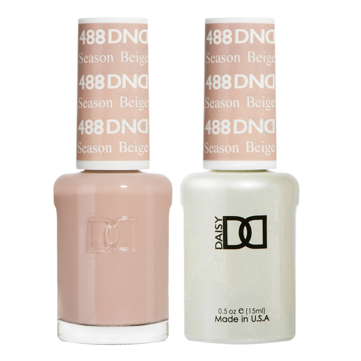 DND / Gel Nail Polish Matching Duo - Season Beige 488