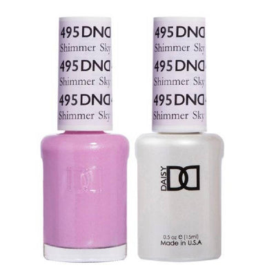 DND / Gel Nail Polish Matching Duo - Shimmer Sky 495