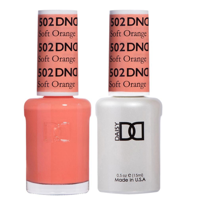 DND / Gel Nail Polish Matching Duo - Soft Orange 502