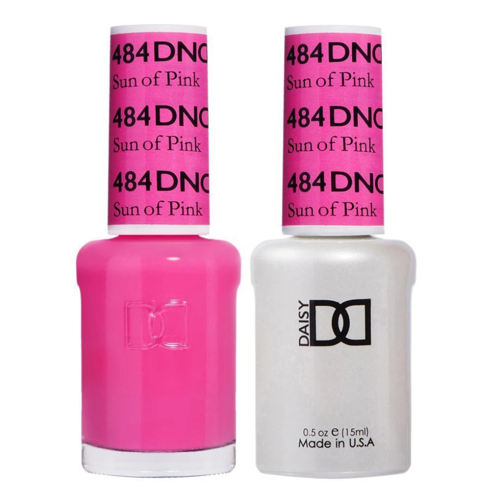 DND / Gel Nail Polish Matching Duo - Sun Of Pink 484