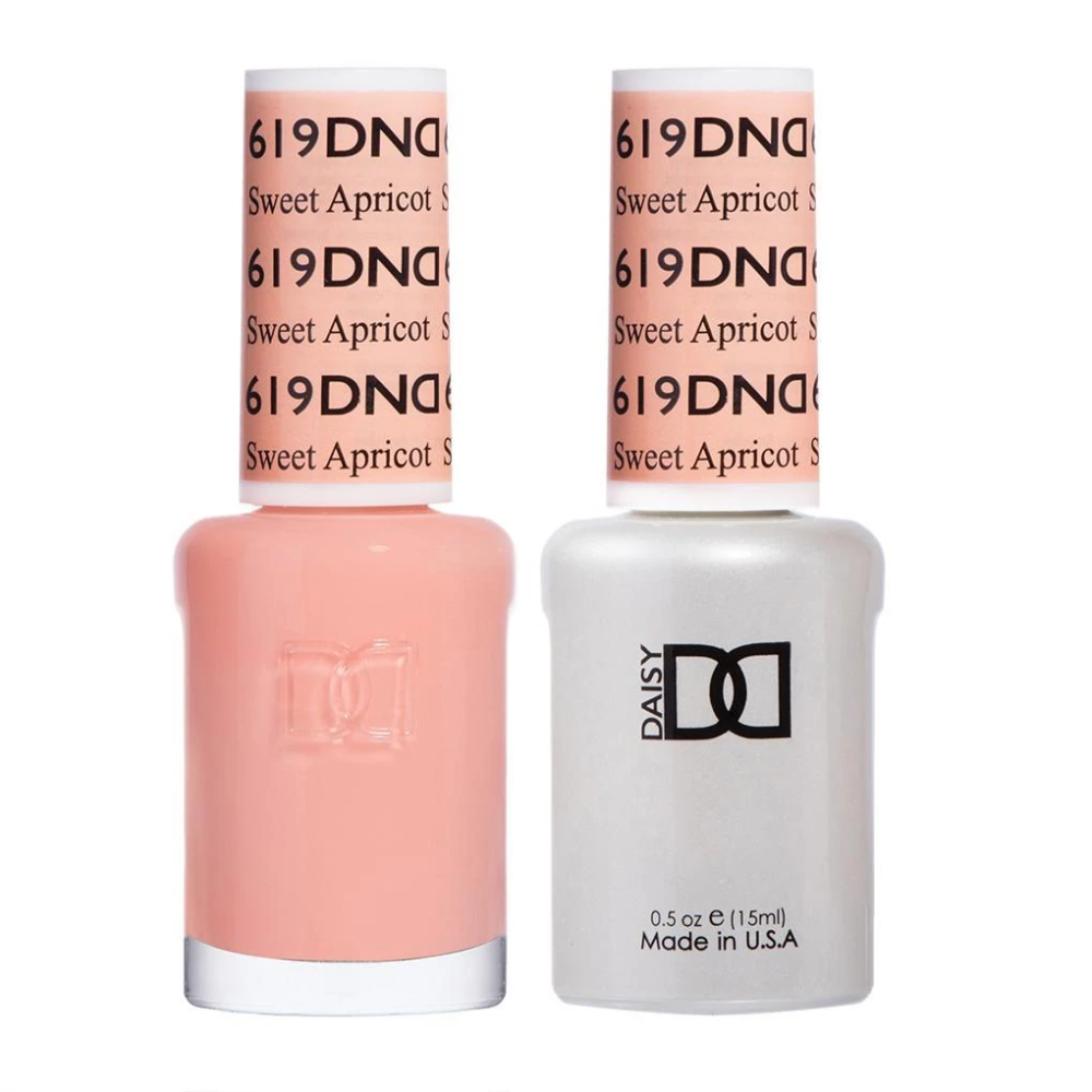 DND Gel Nail Polish Matching Duo - Sweet Apricot 619