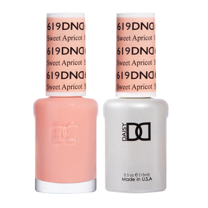 DND Gel Nail Polish Matching Duo - Sweet Apricot 619