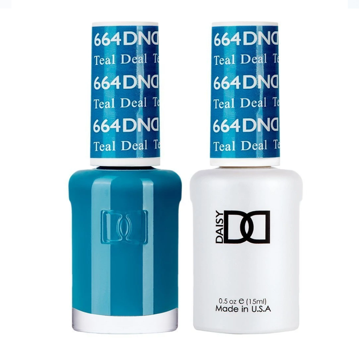 DND / Gel Nail Polish Matching Duo - Teal Deal 664