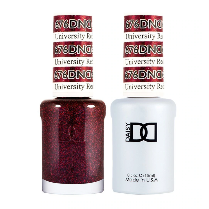DND / Gel Nail Polish Matching Duo - University Red 676