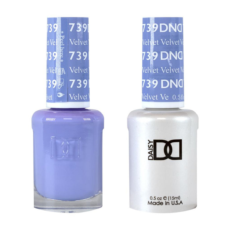 DND / Gel Nail Polish Matching Duo - Velvet 739