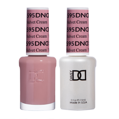 DND / Gel Nail Polish Matching Duo - Velvet Cream 595