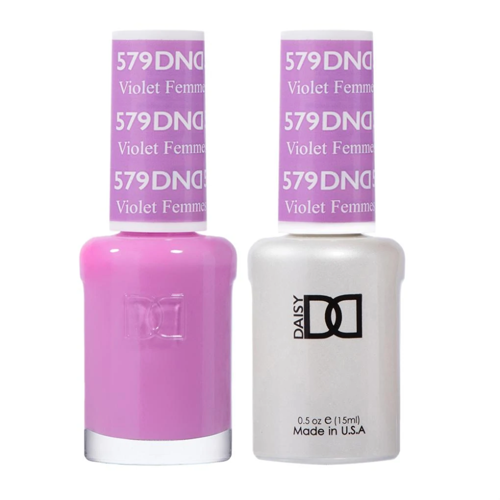 DND / Gel Nail Polish Matching Duo - Violet Femmes 579