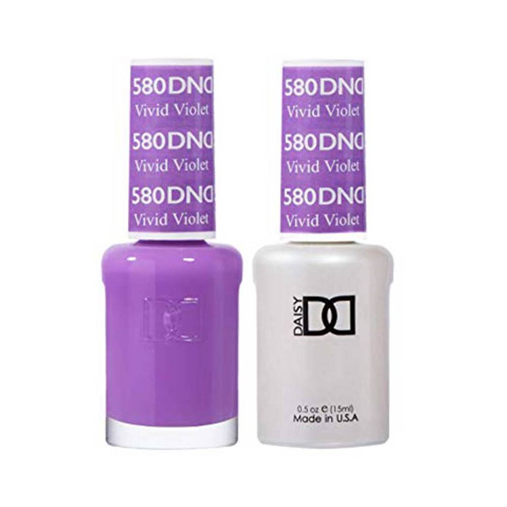 DND  / Gel Nail Polish Matching Duo - Vivid Violet 580