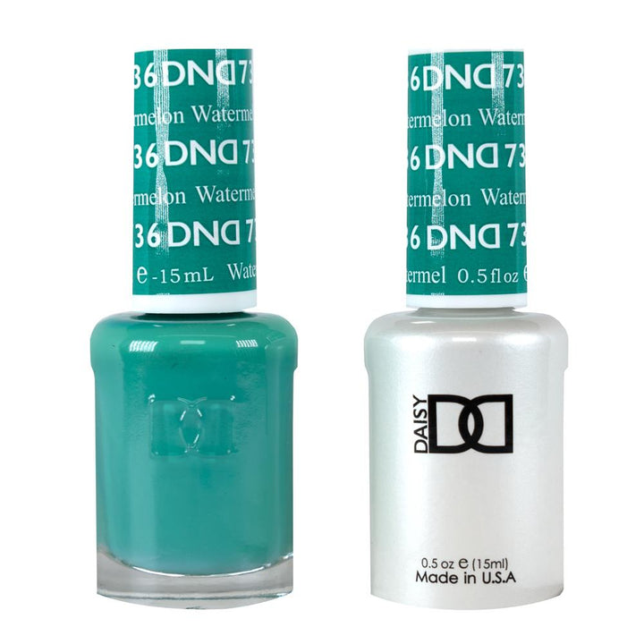 DND / Gel Nail Polish Matching Duo - Watermelon 736