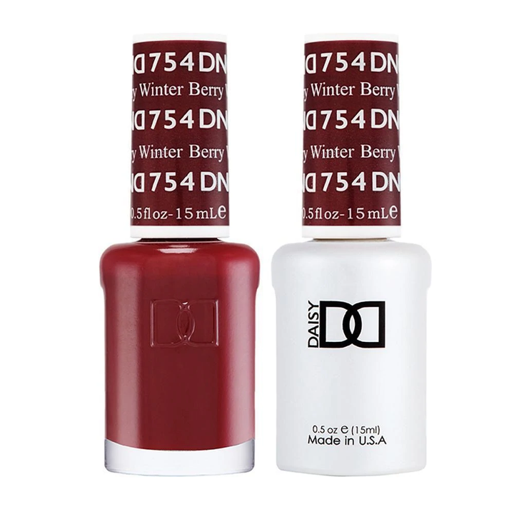 DND / Gel Nail Polish Matching Duo - Winter Berry 754