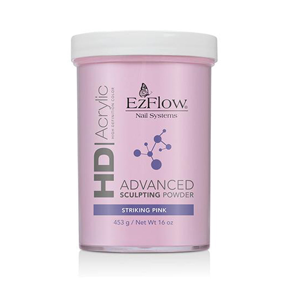 EZ FLOW - HD Acrylic Striking Pink Advanced Sculpting Powder 16 oz