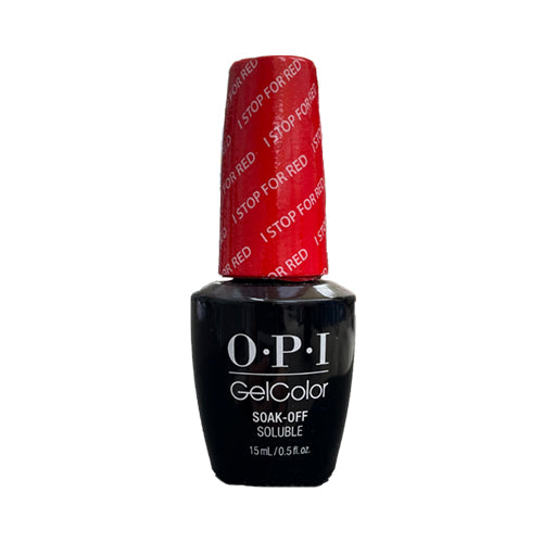 OPI GEL *OLD BOTTLE*- DISCONTINUED I Stop For Red GC A74