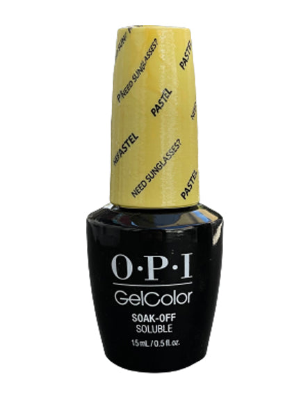 OPI GEL *OLD BOTTLE*- DISCONTINUED Need Sunglasses? (PASTEL) GC 104