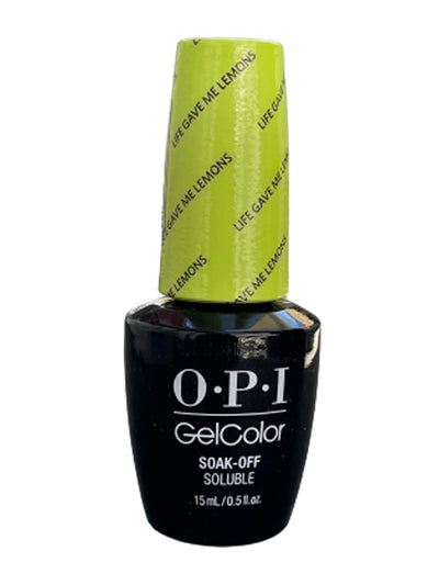 OPI GEL *OLD BOTTLE*- DISCONTINUED Life Gave Me Lemons GC N33