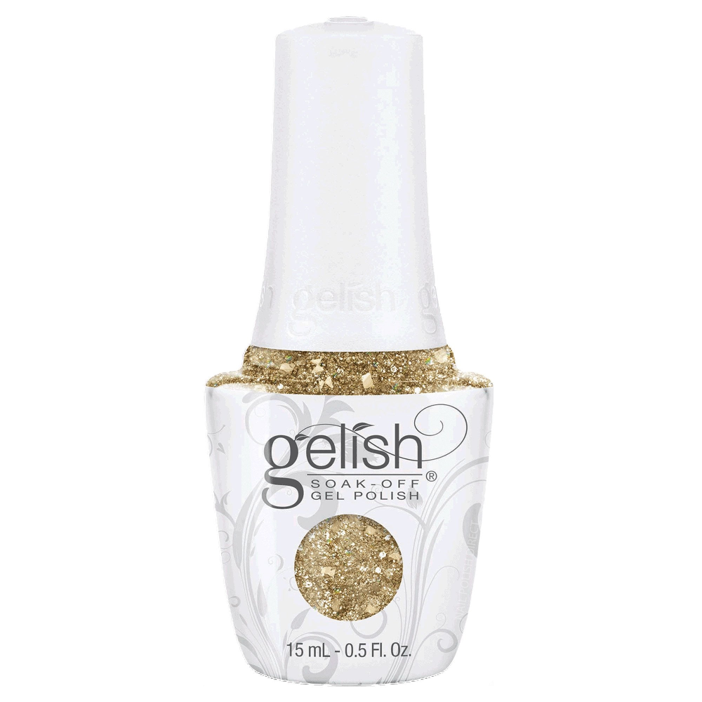 GELISH Soak-Off Gel Polish - All That Glitters Is Gold 0.5oz.