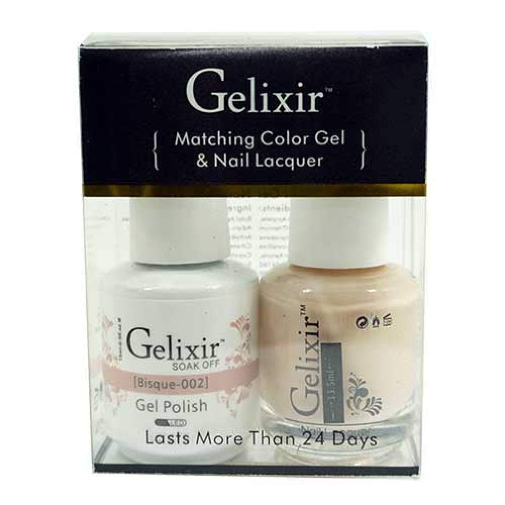 GELIXIR / Gel Nail Polish Matching Duo - 002 Bisque