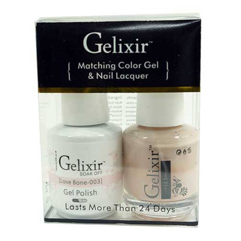 GELIXIR / Gel Nail Polish Matching Duo - 003 Love Bone