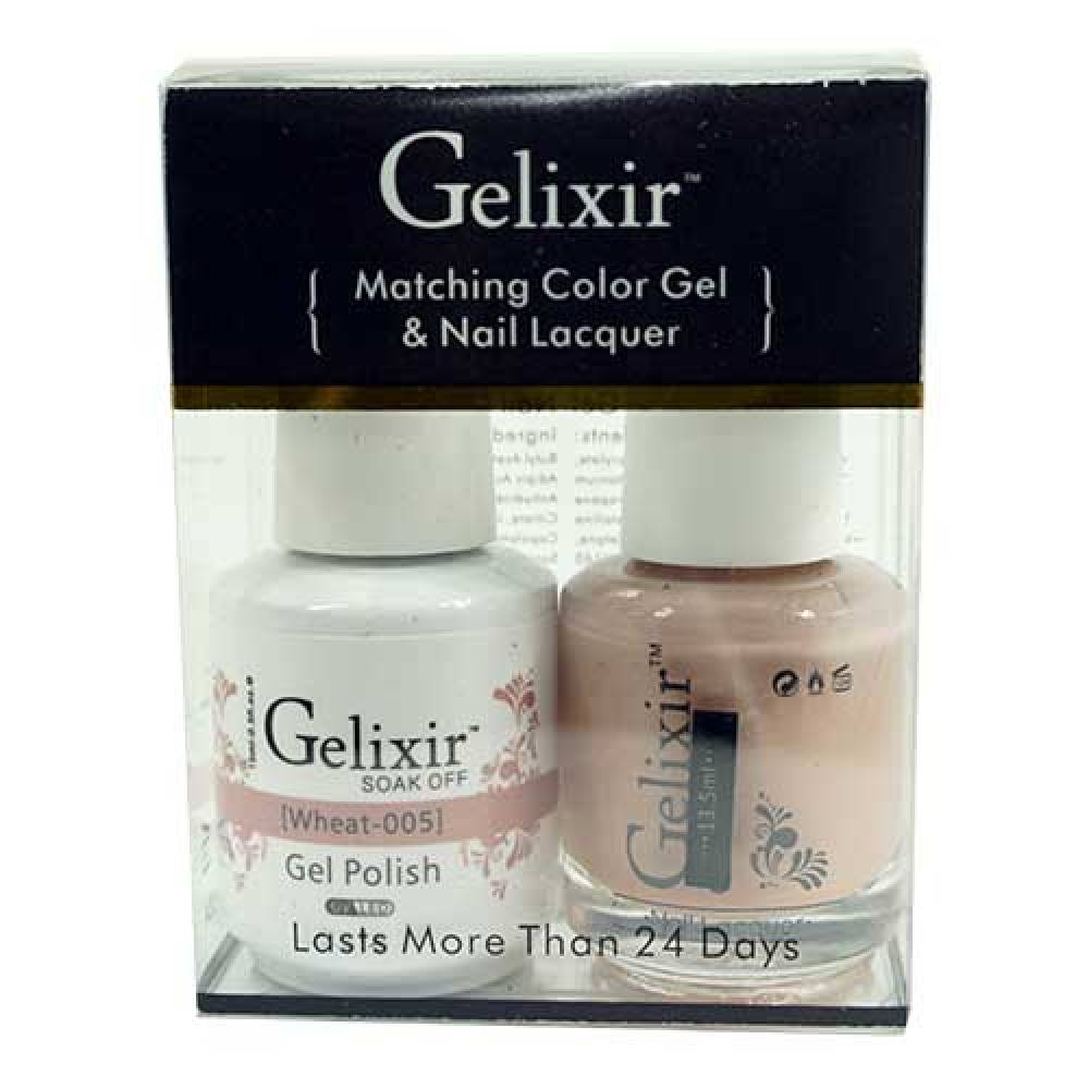 GELIXIR / Gel Nail Polish Matching Duo - 005 Wheat
